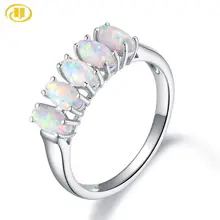 Hutang Nano Opal женское кольцо из чистого серебра 925 пробы белые обручальные кольца с драгоценными камнями изысканные Элегантные классические украшения для подарка