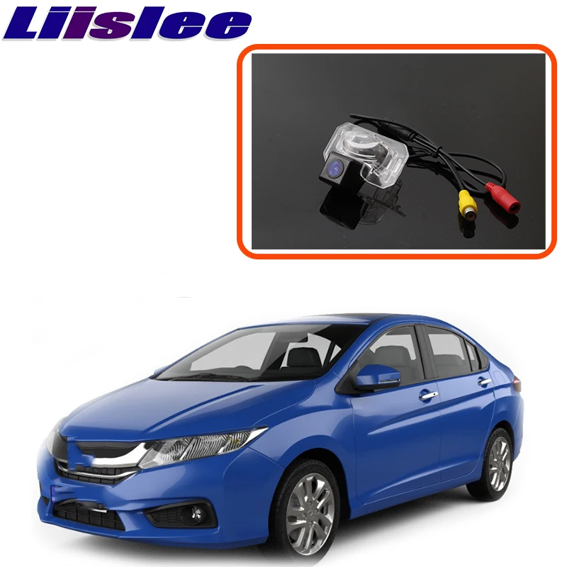 Liislee Car Camera For HONDA City MK5 2007~2013 High Quality Rear View Back Up Camera For PAL or NTSC Use : CCD + RCA1