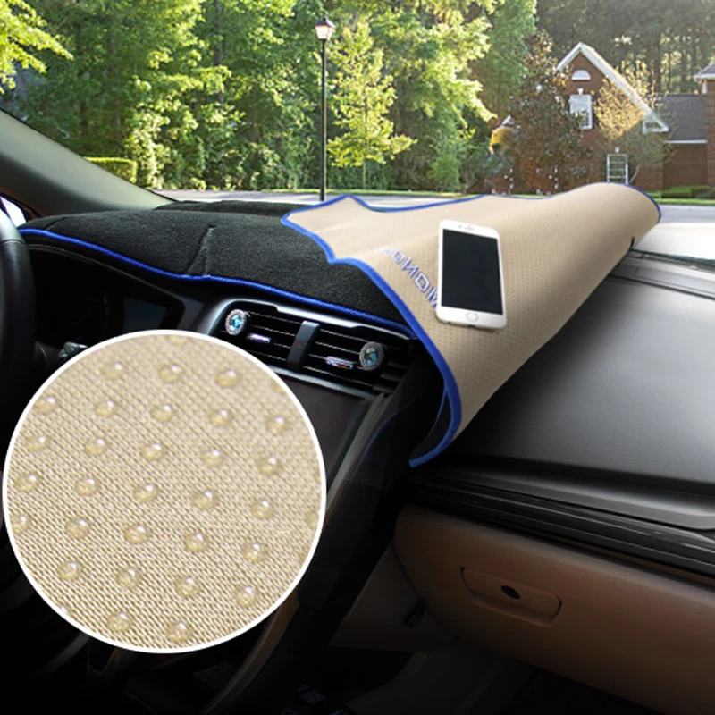 Car Dashboard Cover Avoid Light Mat Anti UV Pads Carpets Accessories LHD For Ford Mondeo Fusion 2013 2014 2015 2016 2017 2018|Лепнина для