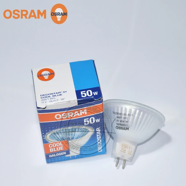 OSRAM Halogenlampe Decostar, 12V/50W, Titan, 36 °