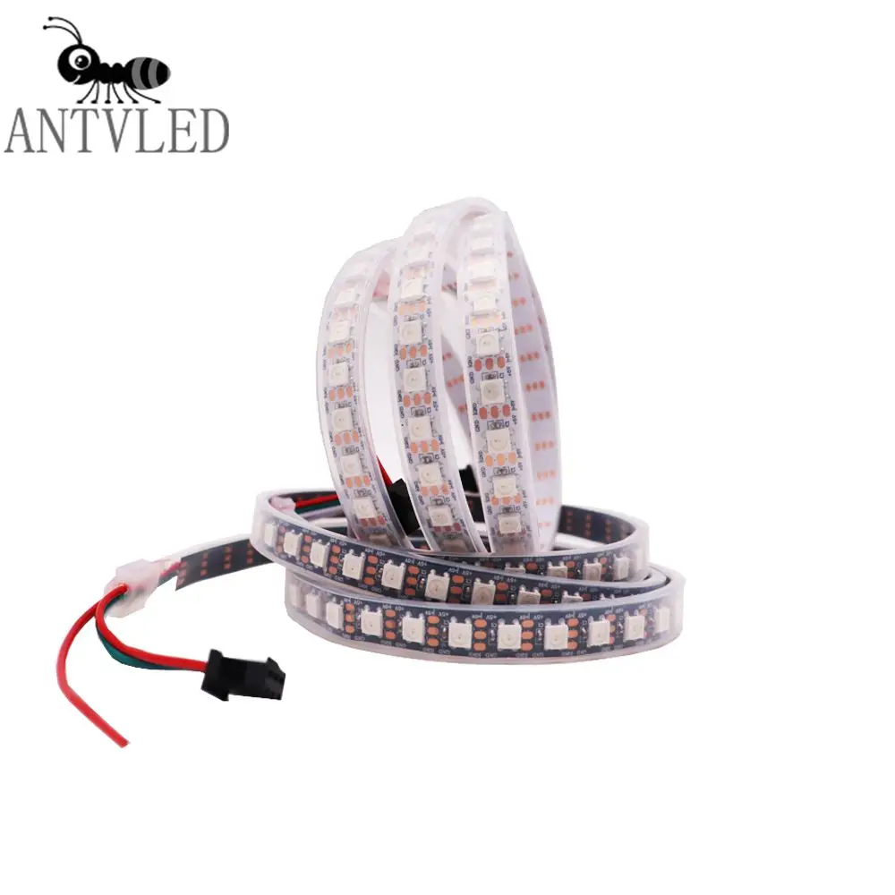 

WS2812B WS2812 RGB Led Strip,WS2812 Individually Addressable IC,Black/White PCB Waterproof Grade IP30/IP65/IP67 DC5V