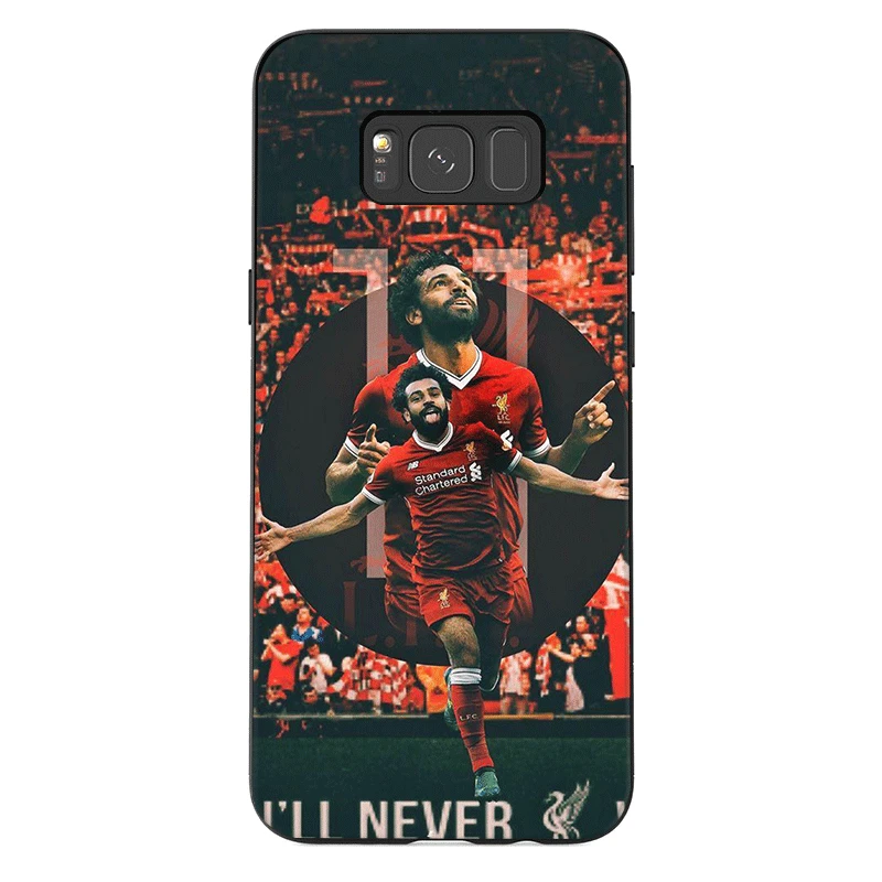 Cute Cartoon Mobile Phone Case for Samsung A20E A70S A2 J4 J6 J7 Duo Plus Prime J8 Core Back Cover Football Player Mohamed