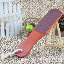 Деревянная ножная доска для маникюра для шлифования ступней Нижняя пластина только из красного дерева пилка для ног jia dian