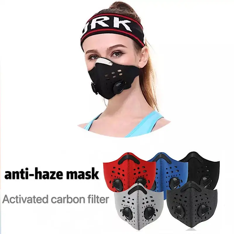 

Respirator N99 N95 filter voor vervuiling pollen Allergie Houtbewerking Running Wasbaar Neopreen mask Coronavirus Masker N95