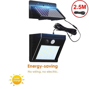 

30LED Solar Power Street Light PIR Motion Sensor Wireless Wall Lamp Garden Security Lamps Outdoor Waterproof Luminaria indoor ho