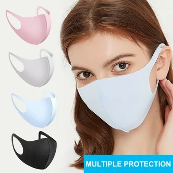 

3/5pcs Washable Reusable Breathable Recycle Face Mouth Mask 3D Cloth Dust Safety Fashion Designer Women Men Unisex Mouth Masks