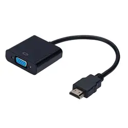 Roreta HD 1080P Digital to Analog Converter Cable HDMI-compatible to VGA Adapter For PS4 PC Laptop TV Box to Projector Displayer