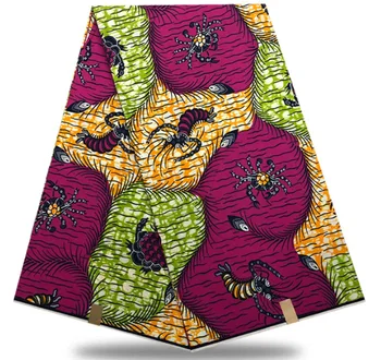 

Guaranteed veritable African wax prints style ankara fabric Ghana wax printed cotton african fabric real Nigeria wax fabric