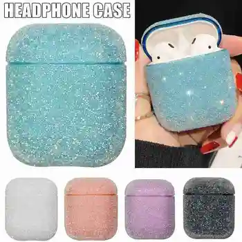 

Crystal Shiny Bluetooth Headset Hard Shell For Airpods 1/2/3 Creative Minimalist Hard Cover Wireless Earphones Protective Sleeve