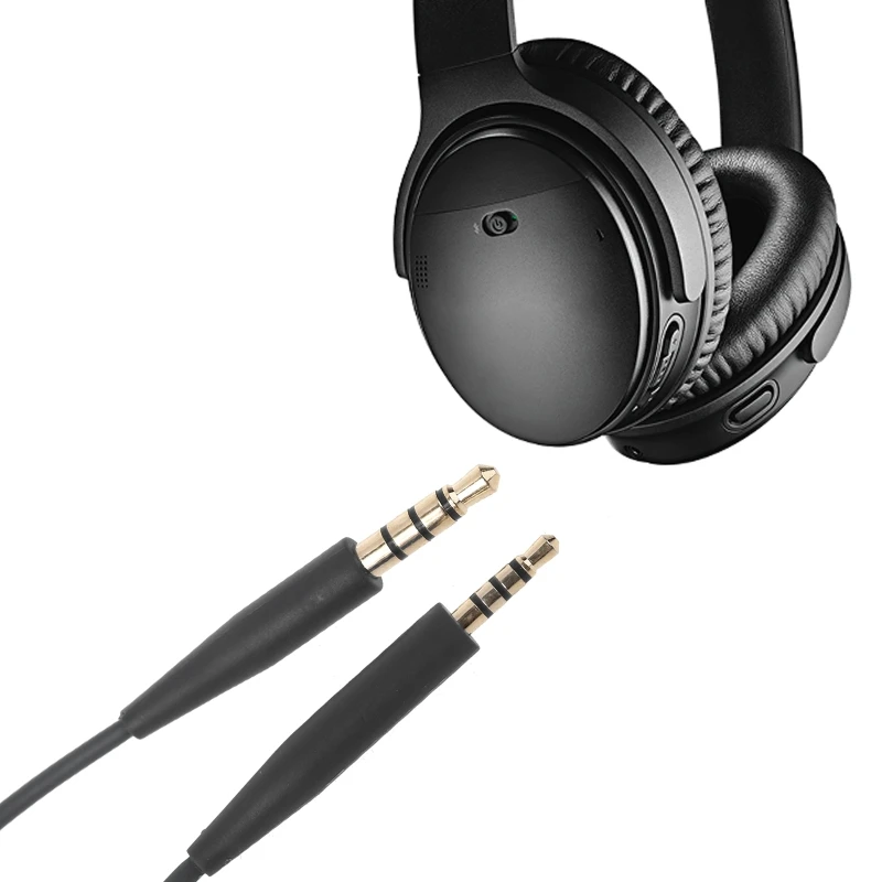 3 5mm Earphone Microphone Audio Cable for Bose Soundtrue Ear with Mic QC35 QC25 OE2 Cables Headphone Adapter Accessories