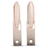 NE72 HU136TE VAC102ดั้งเดิม10เม็ด/ล็อต NE73 HU83 kunci REMOTE mobil ใบมีดสำหรับรีโมต Renault Peugeot Citroen กุญแจสำรองว่างเปล่า 2