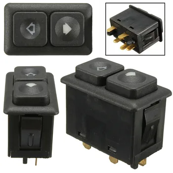 

Treyues 1pc High Quality Power Window Sunroof Switch 61311381205 5 Pins Black For BMW E24 E28 E30 L6 M5