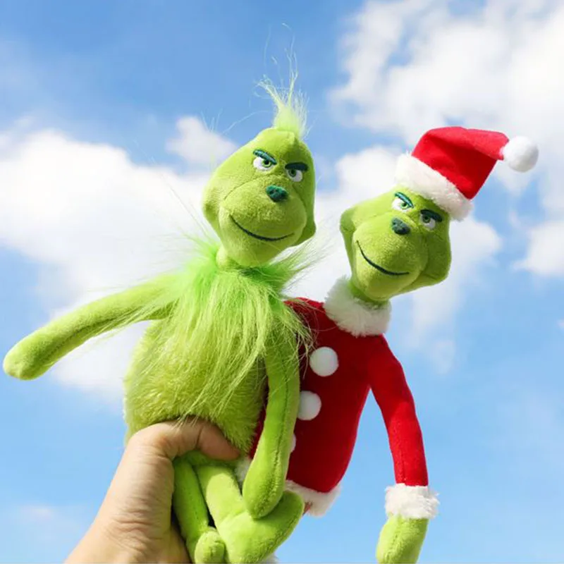 Анимированный, как Гринч украл Рождество, Гринч и собака, мягкие плюшевые игрушки, Гринч Санта, вещи, плюшевые куклы, подарки для детей