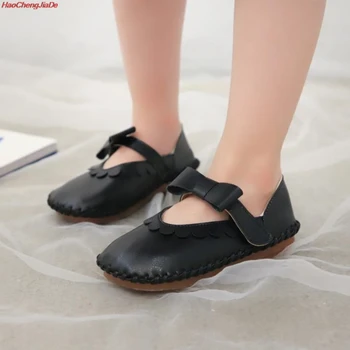 

Autumn NEW children's leather shoes Girl flowers Princess Shoes Spring Autumn student Dance Wedding Party Shoes