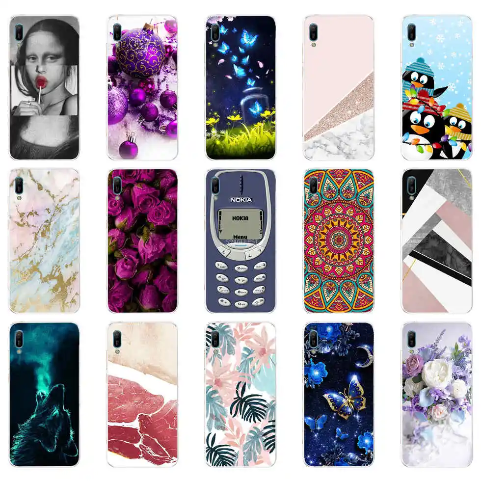 Силиконовый чехол для Huawei Y6 prime 2019, мягкий чехол для телефона Huawei Y6 prime 2019 MRD-LX1 MRD-LX1F Y 6 pro Y6Prime