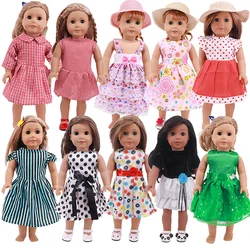 Promotion! Robe et jupe de poupée pour fille, 18 pouces, vêtements américains OG, accessoires, jouets de notre génération 