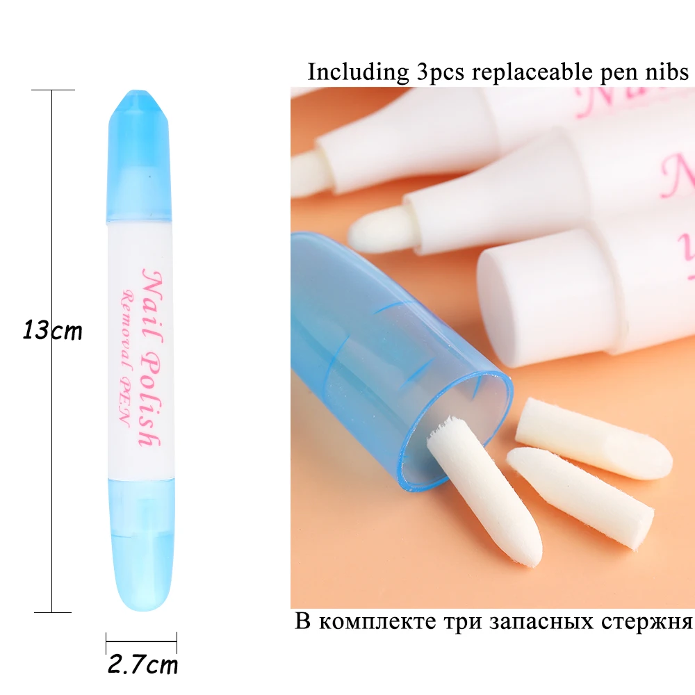 Gel Nail Polish Remover Pen Nail Art Corrector Pen Manicure - Temu