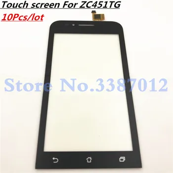 

10Pcs/lot 4.5" Replacement High Quality For Asus ZenFone GO mini ZC451TG Touch Screen Digitizer Sensor Outer Glass Lens Panel