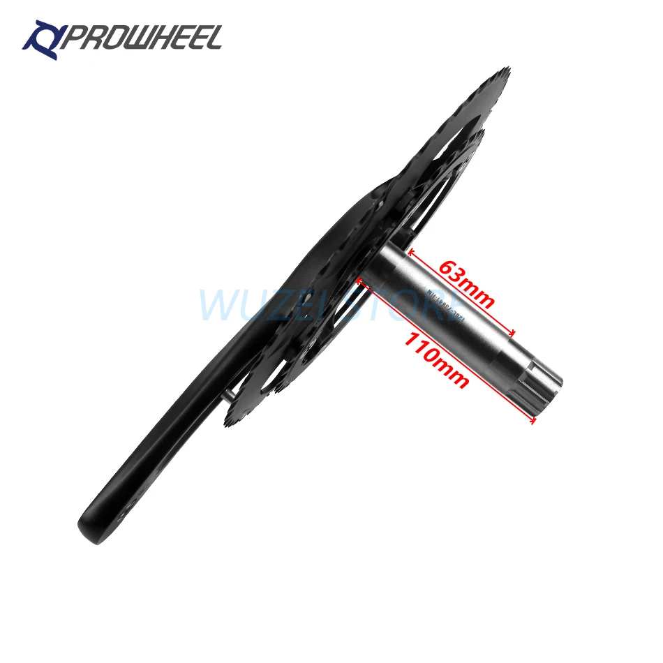 PROWHEEL дорожный полый двойной шатун цепи 50 T-34 T 53 T-39 T 170 мм Кривошип 110/130 BCD Нижний Кронштейн Запчасти для дорожного велосипеда