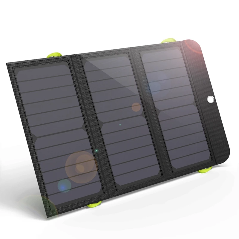 FFYY-Allpowers солнечная батарея 21 Вт Быстрая зарядка солнечное зарядное устройство ультратонкое зарядное устройство с батареей 6000 мАч подходит для Iphone samsung