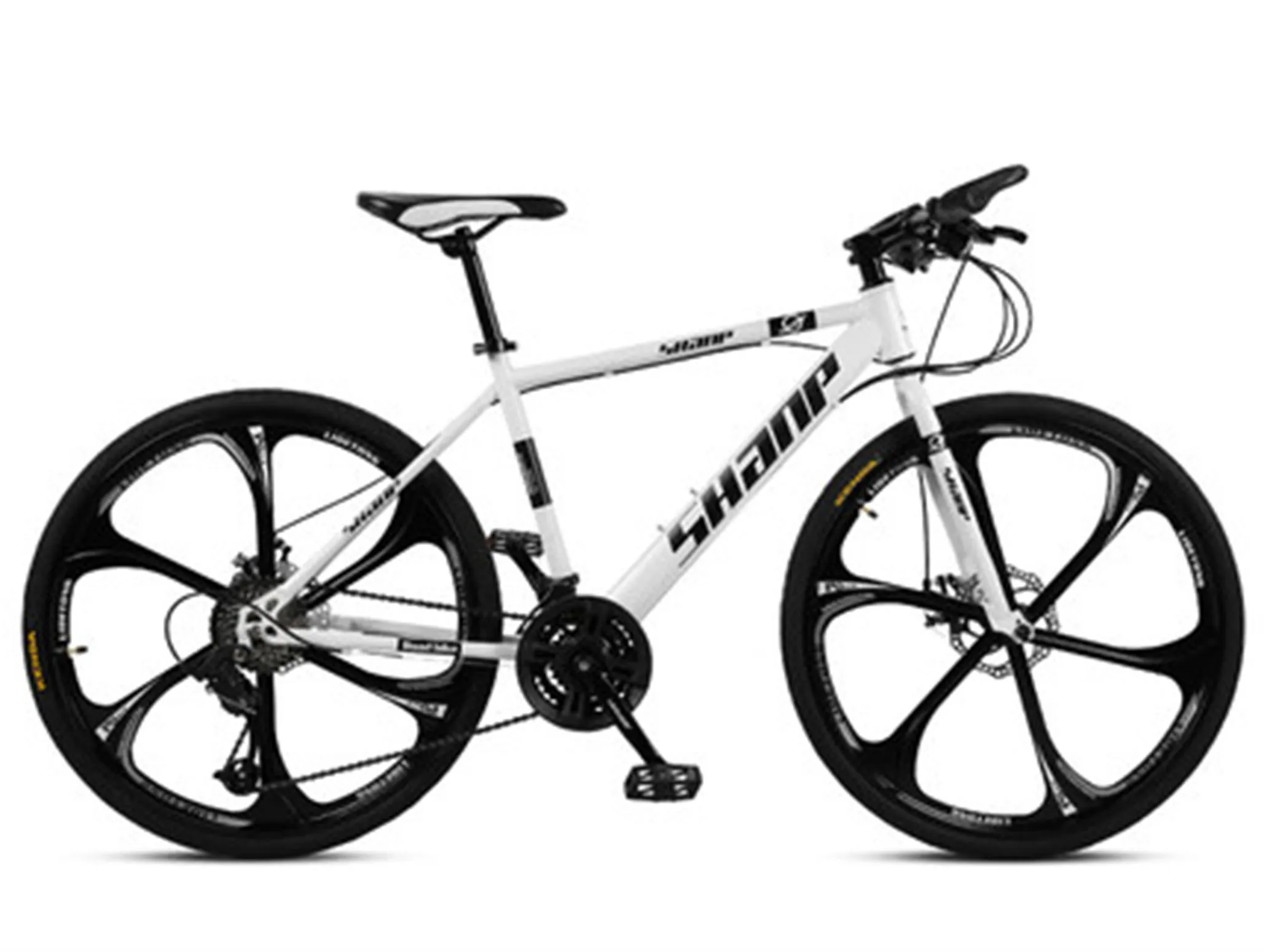 24/26 Inch Off-Road Mountain Bike 21-Speed Male Female Adult Shock Absorption Ultra-Light Six-Knife Bike