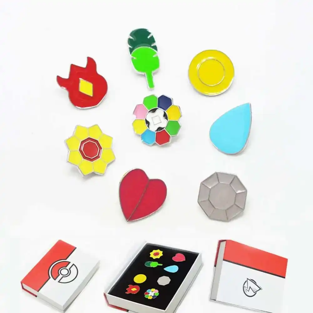 オリジナルタカラトミーポケモンピカチュウ8ピース セットピンブローチボックスコレクションポケットモンスター子供クリスマス誕生日プレゼント Aliexpress