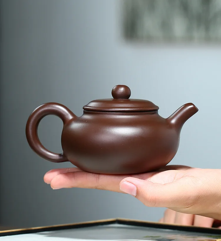 Chinese Handmade Beauty Tet Set Portable Purple Clay Teapot Zisha Teaware Kitchen Accessories Bubble Tea Free Shipping