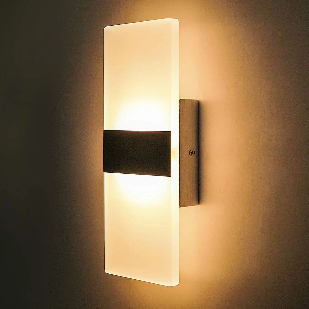 Светодиодный настенный светильник для спальни прикроватный светильник Настенный Ночной светильник энергосберегающий гостиная балкон