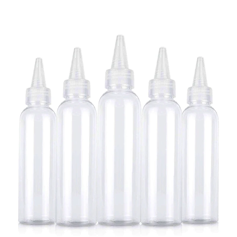 Plastic Squeeze Bottle - With Precision Tip - Clear - 8oz. - 1