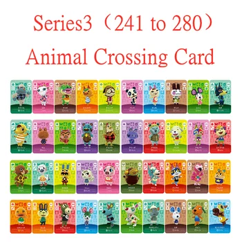 

Amiibo Card NS Game Series 3 (241 to 280) Animal Crossing Card Work for