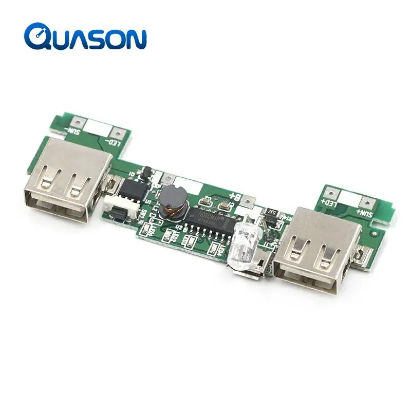 Módulo cargador tipo batería externa USB 5V 2A, batería de litio Li-ion 18650, placa de carga, indicador LED, Nueva Versión ► Foto 3/6