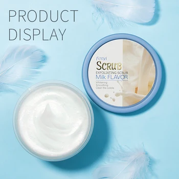 

Milk Body Scrub Hydrating Exfoliating Scrub Lotion Deep Cleansing Exfoliating Moisturizing Scrub Remove Dead Skin 100g