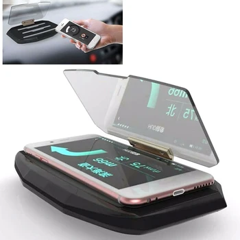 

Head-up Display Mobile Phone Navigation Holder Anti-slip Bracket for Car Driving WWO66