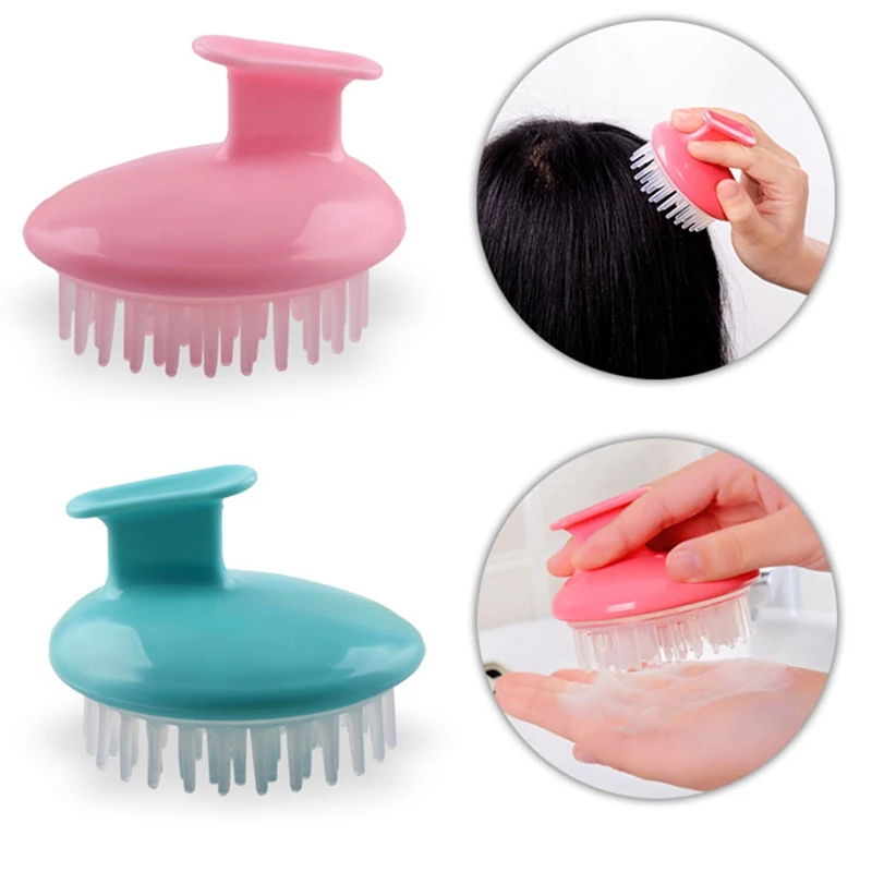 

5 Colors Handheld Massage Comb Plastic Airbag Head Brush Mini Head Meridian Massage Wide Tooth Comb Hairdressing Grooming Tools