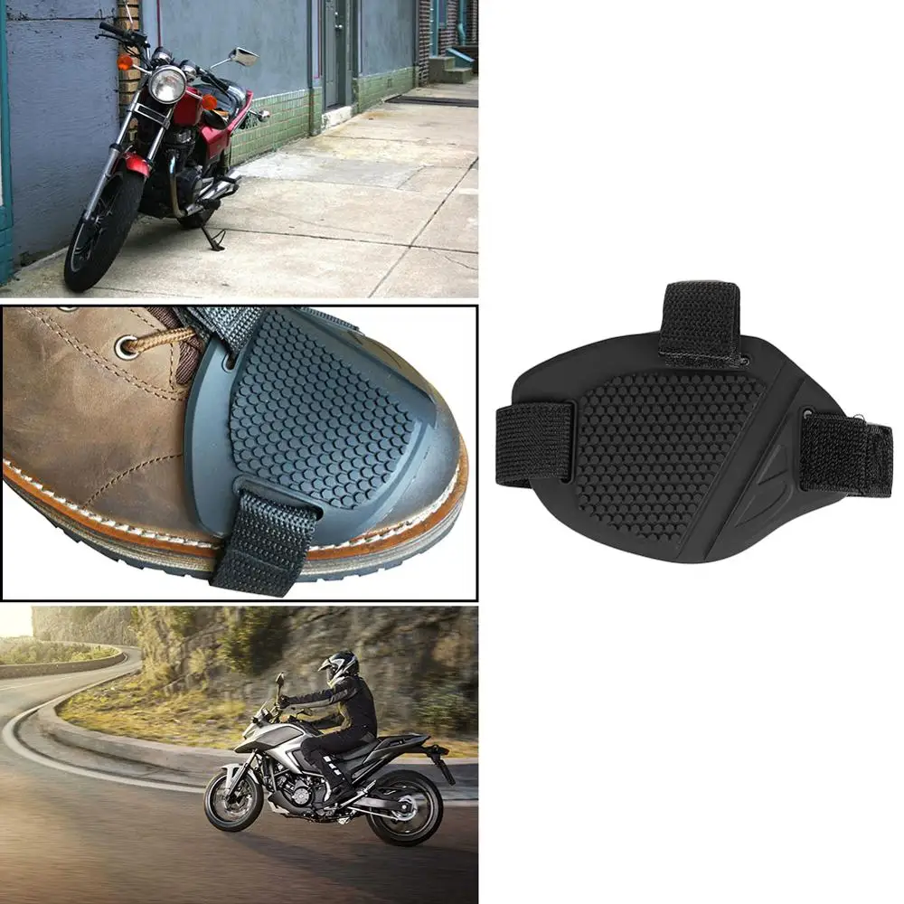 Motorcycle Motorboats Non-slip Gear Shifter Shoe Boot Botas Scuff Mark Protector Moto Wear-resisting Rubber Sock Pad Cover Guard