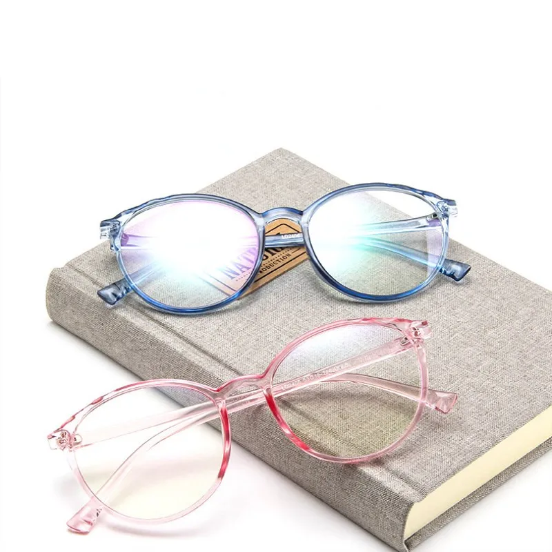 

New Oval Fashion Women Glasses Frame Plastic Eyeglasses Transparent Clear Lens Spectacle Vintage Retro Unisex Computer Eyewear