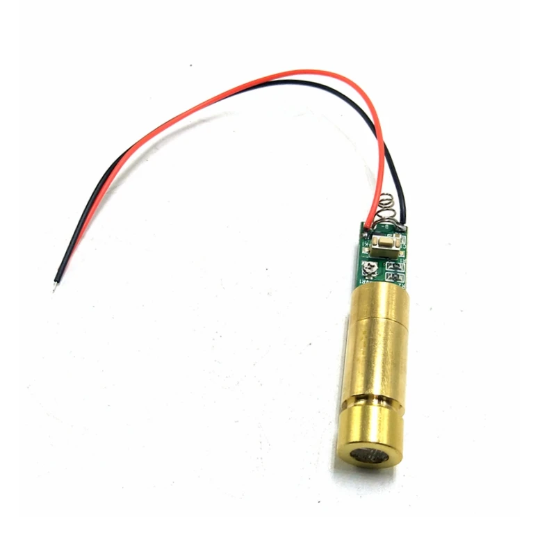 Industrial Lab APC 450nm 100mw Pure Blue Laser Diode Cross Module 12x35mm Brass Housing 3.7V-4.2V industrial lab 3 5mw 675nm laser diode lazer dot module 12x35mm
