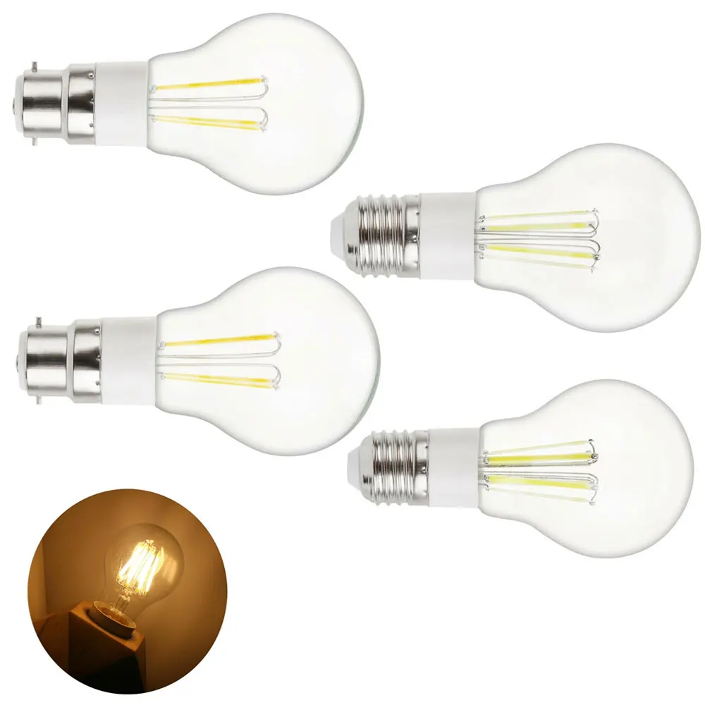 

LED Edison Bulb E27 B22 3W 4W 6W Retro Vintage b22 Bayonet Home Decoration Light Lamp Replace 30W 40W 60W Incandescent 85-265V