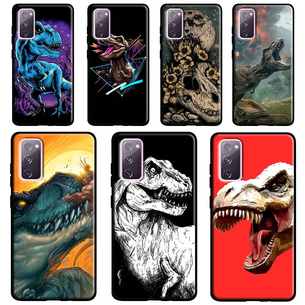 Чехол T Rex с динозавром тираннозавром для Samsung Galaxy S20 FE S21 S22 Ultra Note 20 S8 S9 S10 10 Plus чехол |