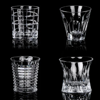 

2 Pcs set high quality fashion home bar lead-free whiskey glass cups 200827-23