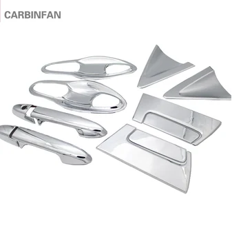 

For Honda HR-V HRV Vezel 2015 2016 2017 Side + Rear Door Handle Chrome Bowl Cover Insert Trim Garnish Molding Car Styling C369
