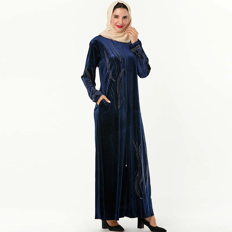 Djellaba Femme Kaftan abaya Дубай, Турция мусульманское платье хиджаб одежда для женщин мусульманских стран Tesettur Elbise молитва турецкий исламский Халат