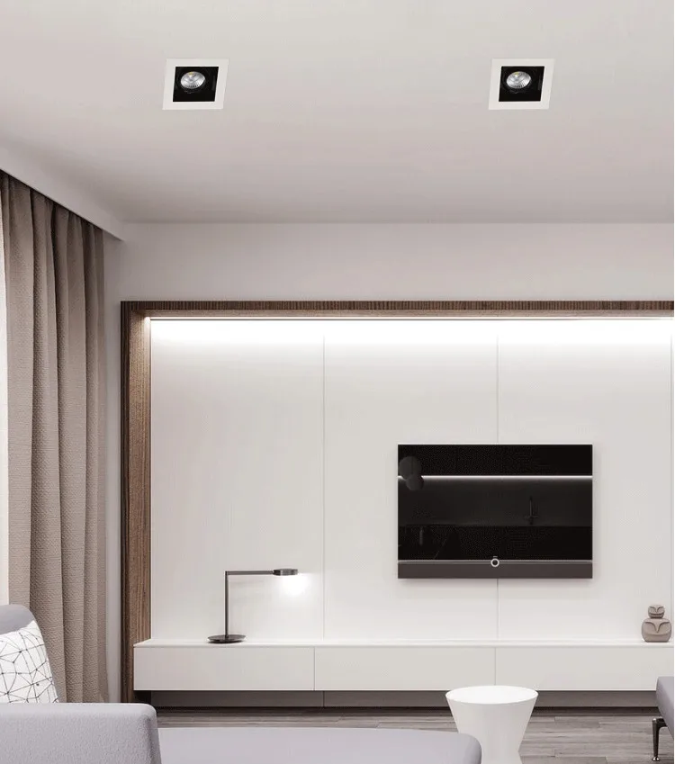 JN防眩智能调光高显色嵌入式豆胆灯双头三头射灯客厅方形无主灯-淘宝网_11