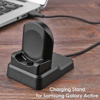 

USB Charging Smart Watch Charger Cable Base Dock Outdoor Shopping Watch Accessories for Samsung Galaxy Watch Active