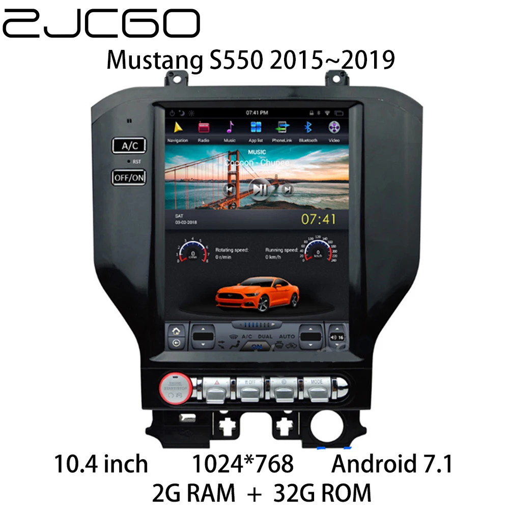 

Car Multimedia Player Stereo GPS DVD Radio Navigation NAVI Android Screen Monitor for Ford Mustang S550 2015 2016 2017 2018 2019