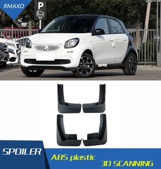 

For SMART FOR FOUR 2016 Mudflaps Splash Guards Front With the color and rear Mud Flap Mudguards Fender Modified special