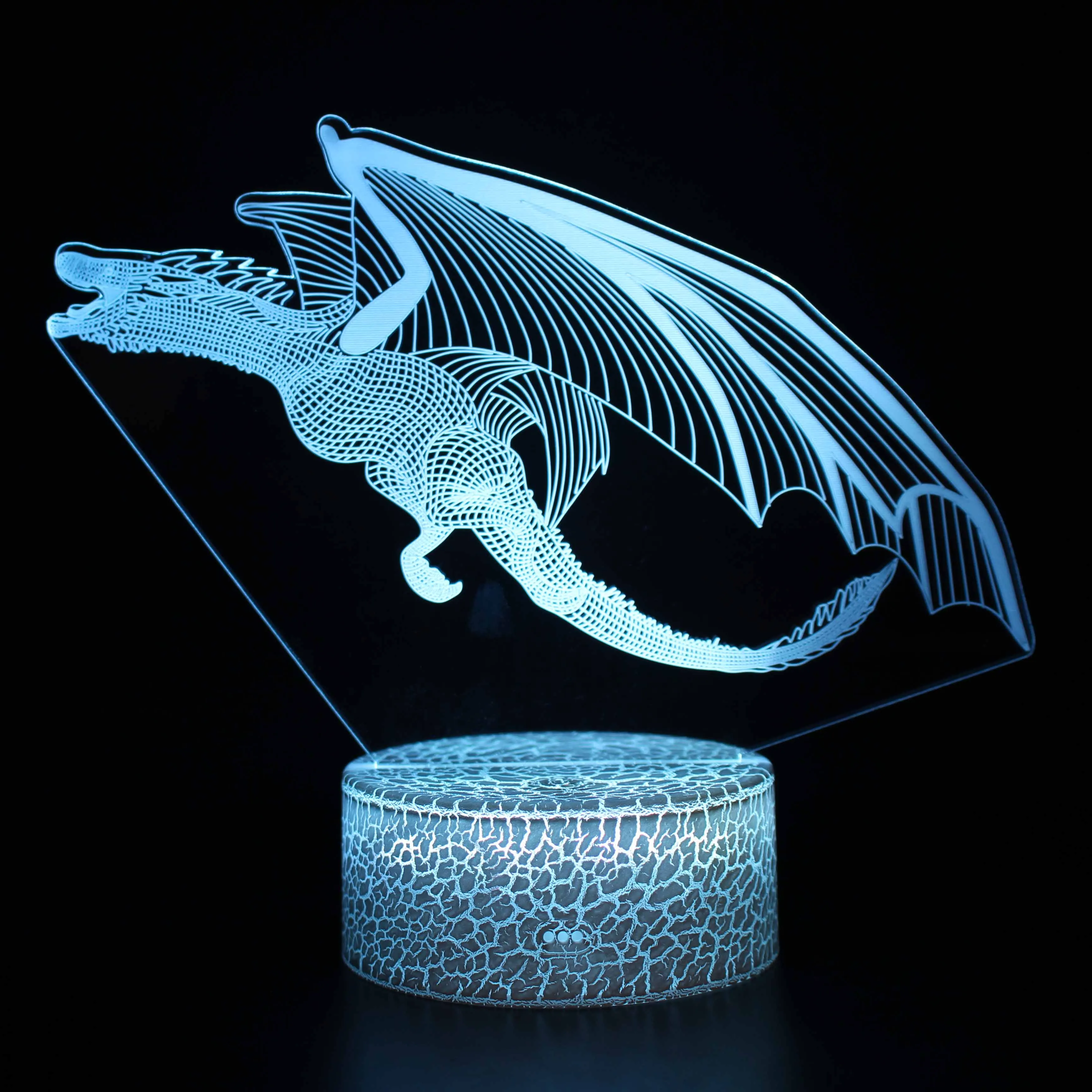 Ночники светодиодные новинка 3D лампа милая игрушка подарок 7 цветов абстрактная
