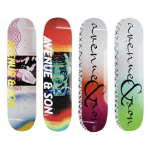 Maple Street Skateboard Professional Double Rocker Deck Skateboard Longboard Action Planche De Skate Fitness Equipment