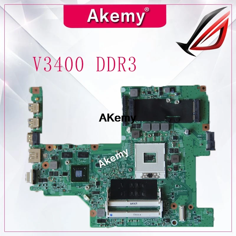 

Laptop motherboard for DELL Vostro 3400 V3400 PC Laptop Mainboard CN-08YN7X 08YN7X DW40 09297-1 48.4ES11.011 full tesed DDR3