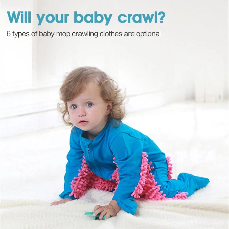 Mopa para bebé, ropa para mopa, ropa de manga larga para gatear, mono, traje de una pieza de algodón, mopa de infantil| | - AliExpress
